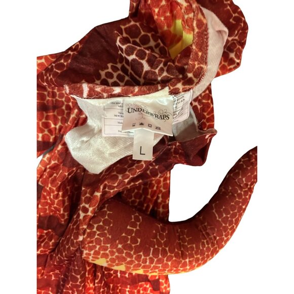 Underwraps T-Rex Dinosaur Costume 2-4T Large Halloween w/ Mask & Gloves - Picture 4 of 8